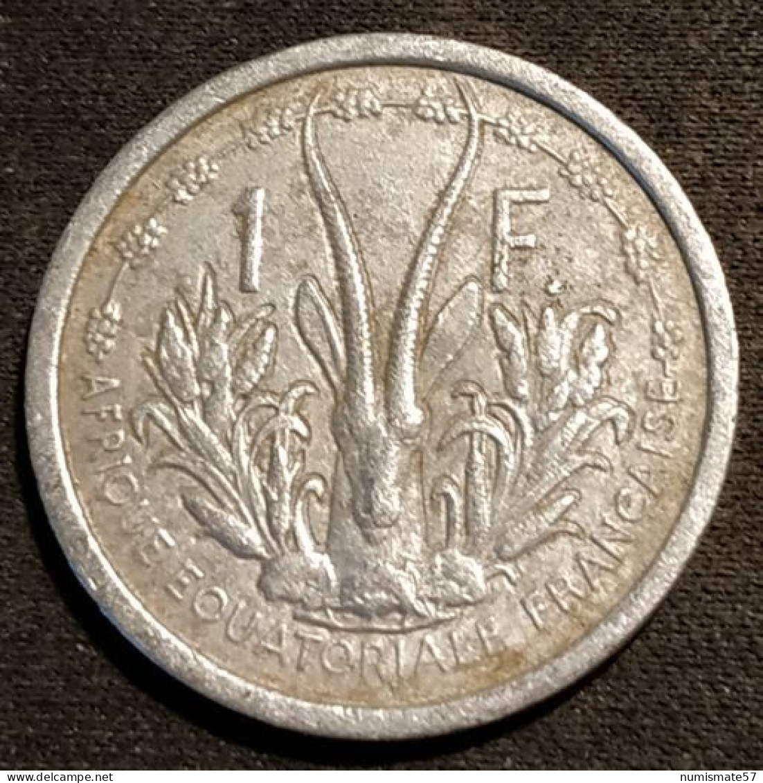 AFRIQUE EQUATORIALE FRANÇAISE - 1 FRANC 1948 - KM 6 - África Ecuatorial Francesa