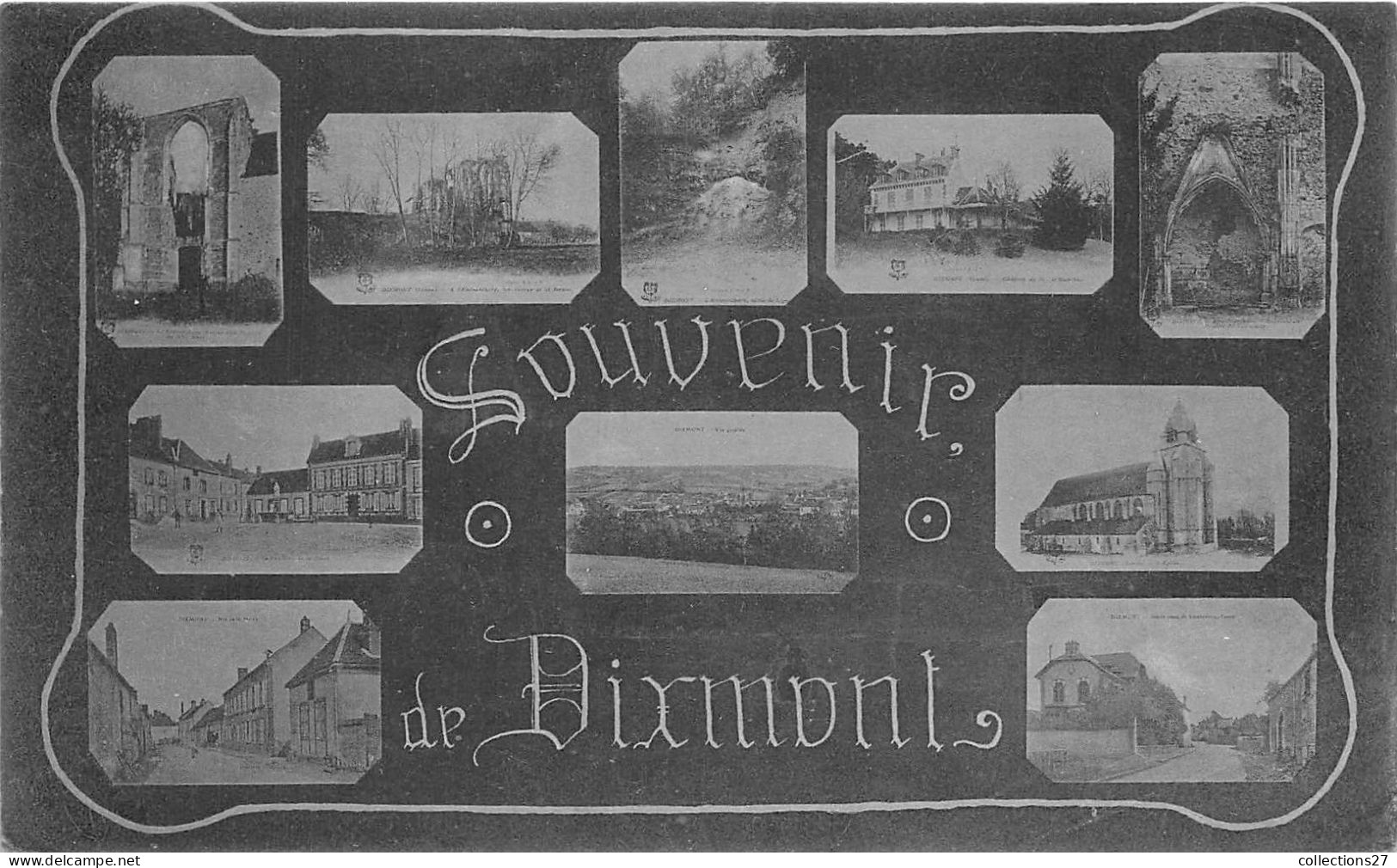 89-DIXMONT- SOUVENIR MULTIVUES - Dixmont