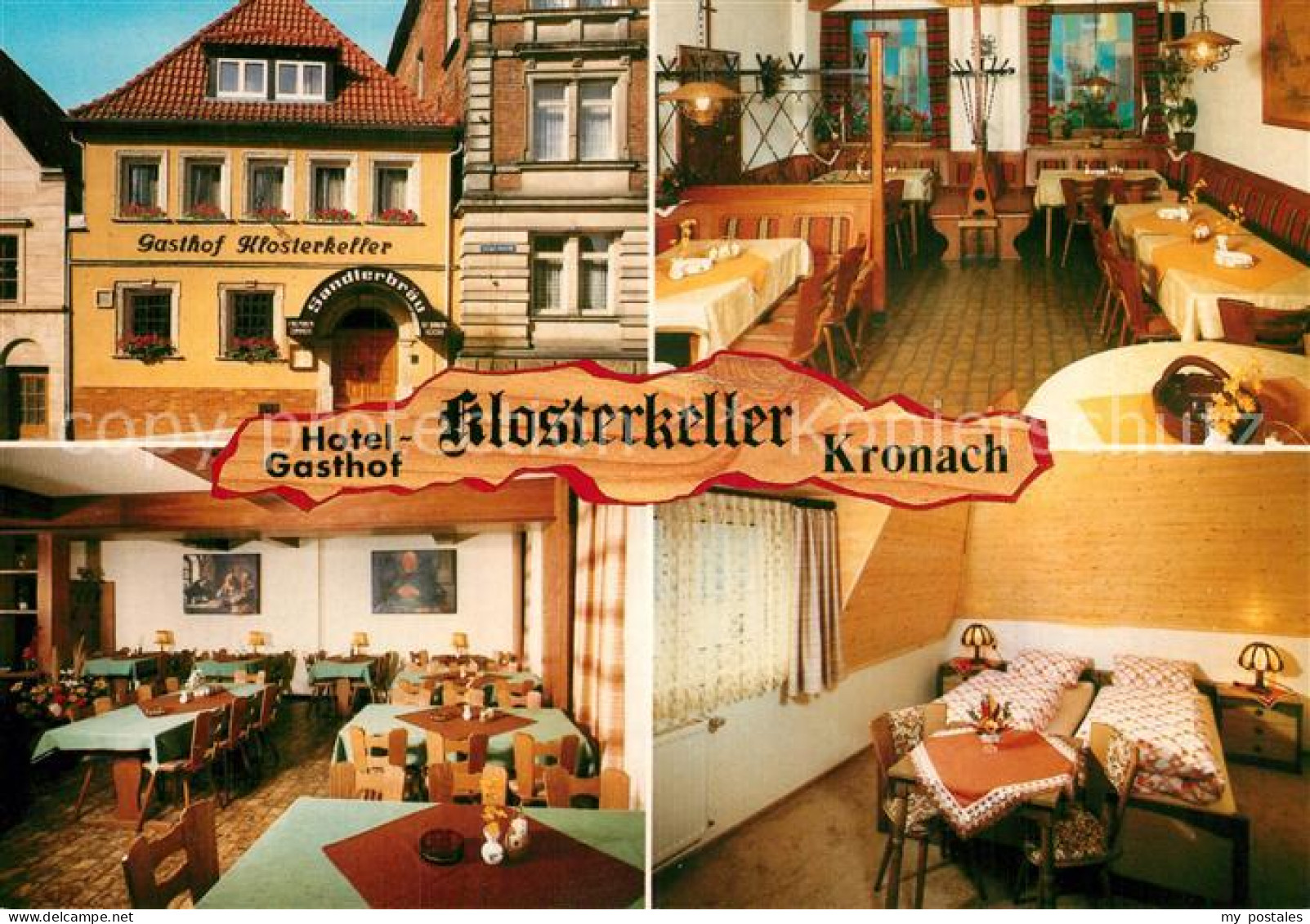 73543660 Kronach Oberfranken Hotel Gasthof Klosterkeller Gastraeume Kronach Ober - Kronach