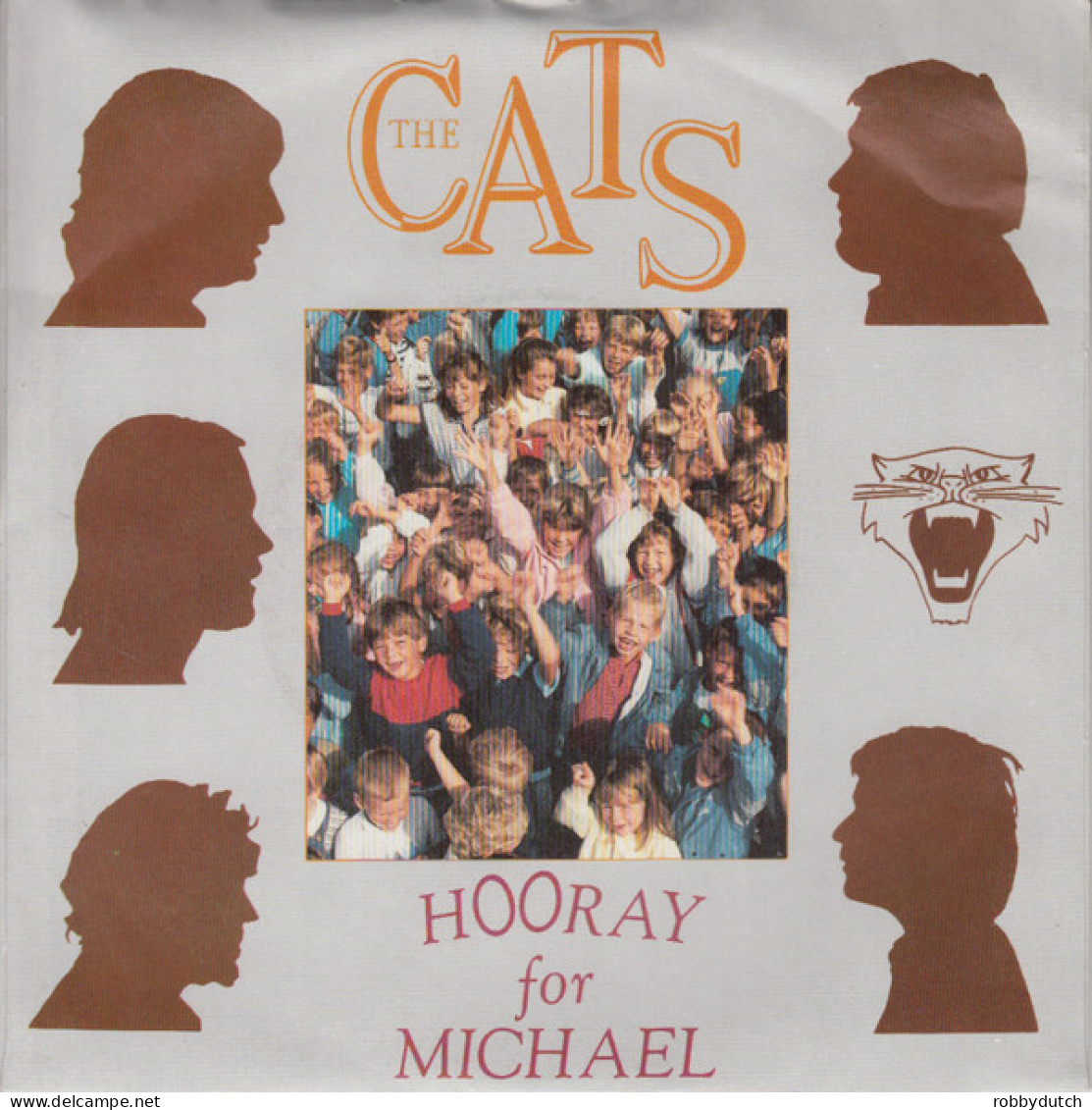 * 7" *  The CATS - HOORAY FOR MICHAEL (Holland 1985 EX-) - Disco, Pop