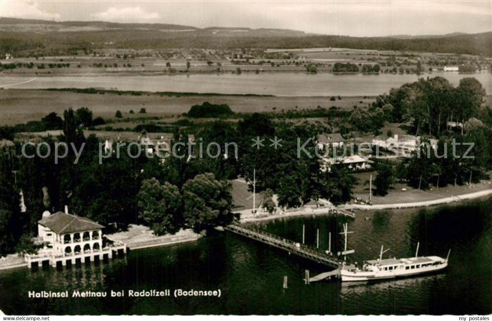 73541258 Mettnau Radolfzell Bodensee Strandcafe Kurhaus Flugaufnahme Mettnau Rad - Radolfzell