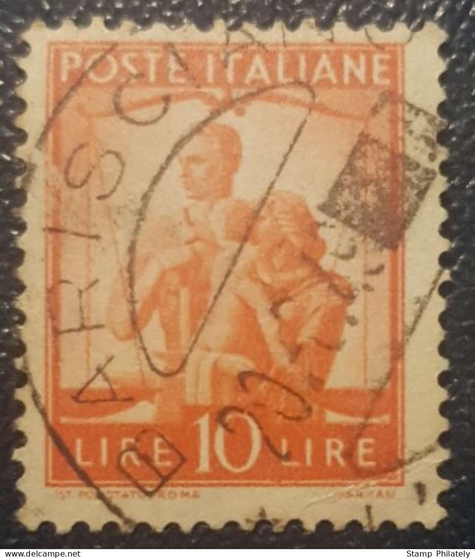 Italy 10L Used Postmark Stamp Barisciano Cancel - Used