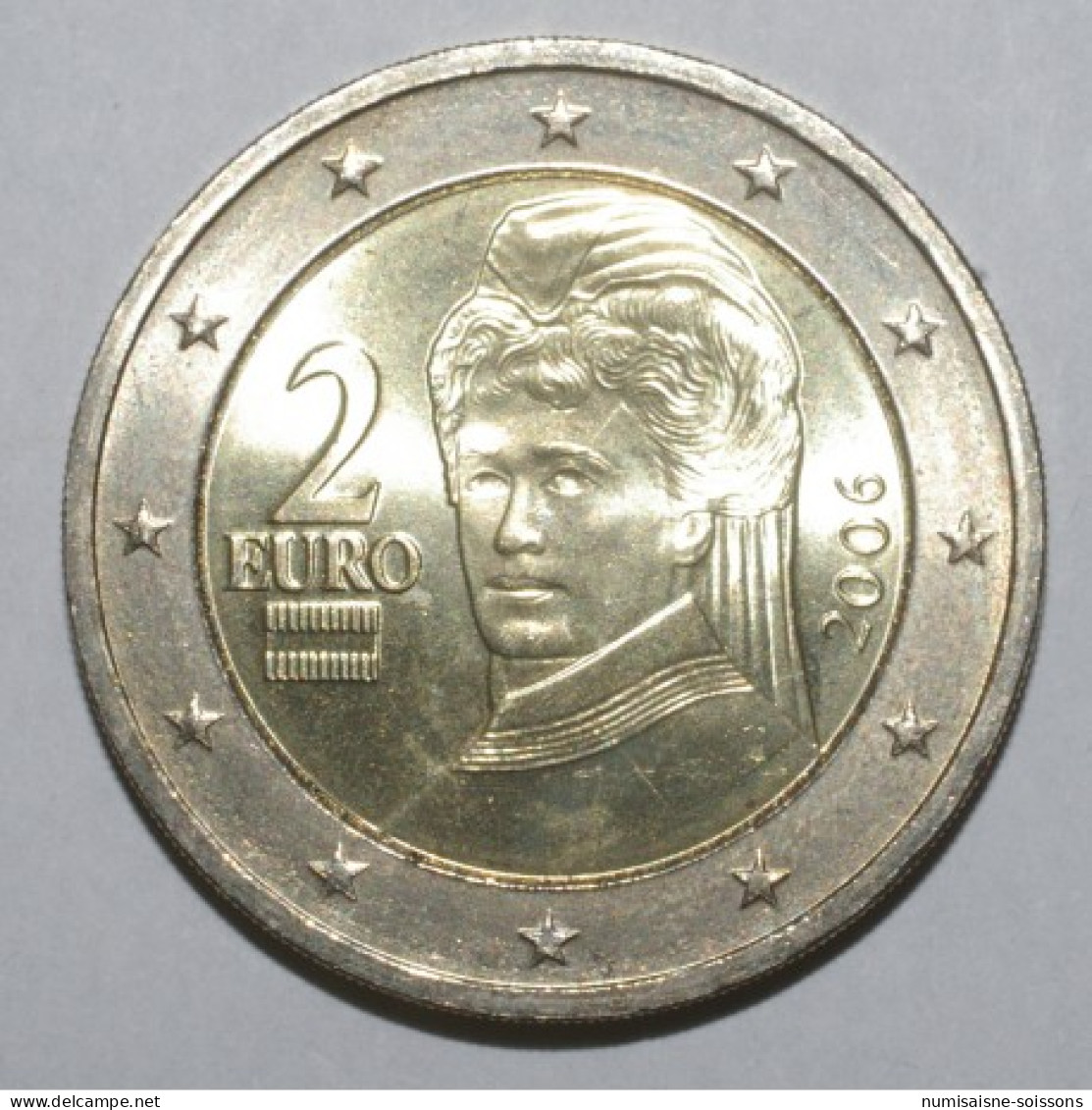 AUTRICHE - 2 EURO 2006 - VON SUTTNER - FLEUR DE COIN - Austria