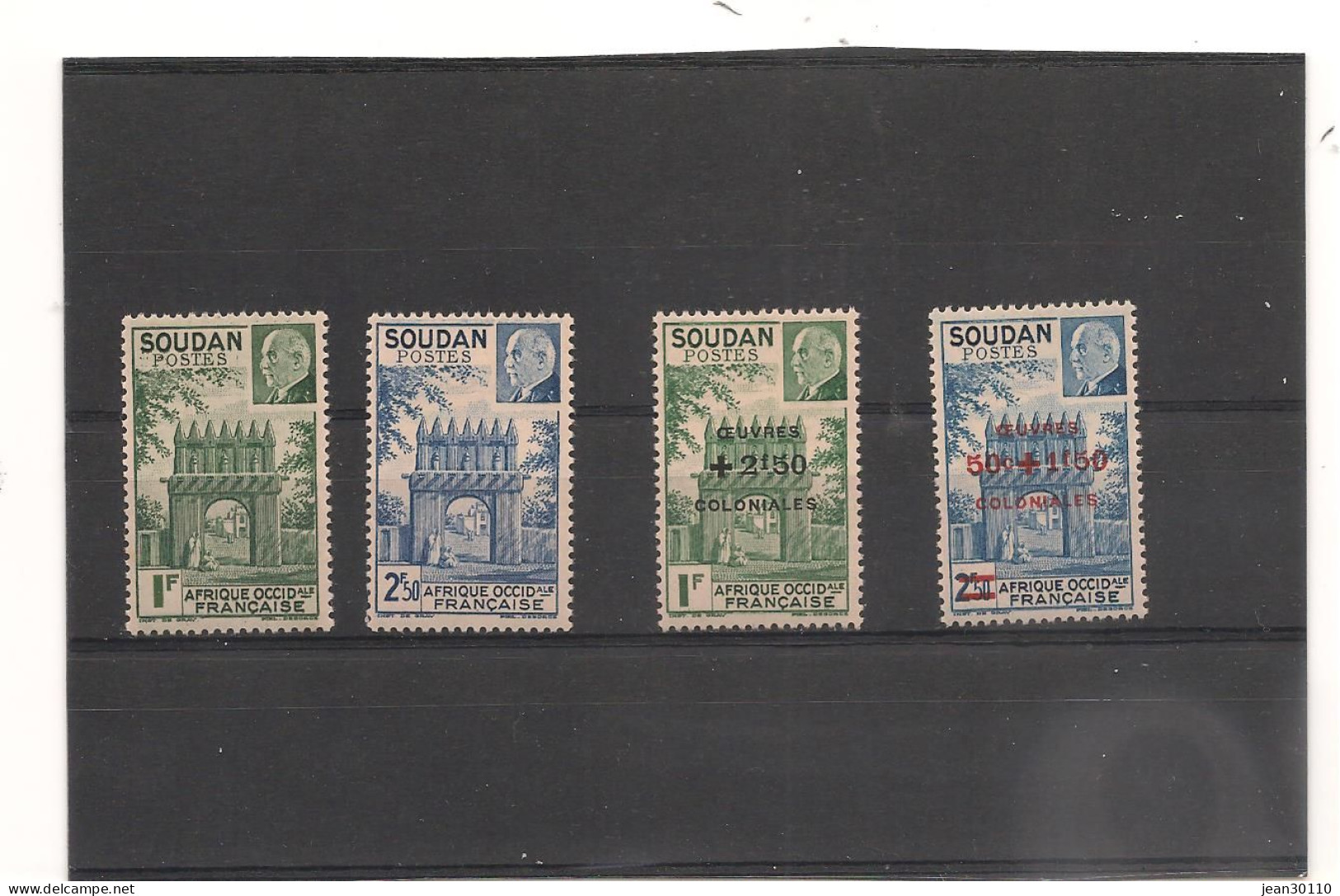 SOUDAN TAXE ANNÉES 1941/44 N°133/134* - Unused Stamps