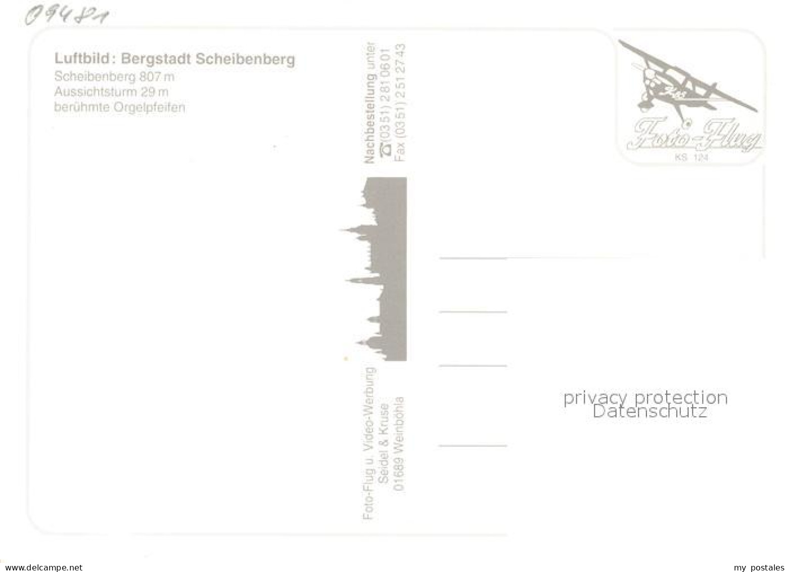 73540579 Scheibenberg Fliegeraufnahme Mit Aussichtsturm Scheibenberg - Scheibenberg