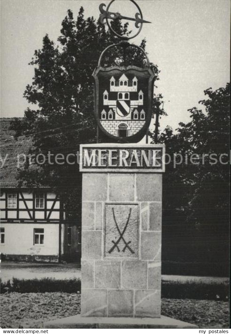 72404558 Meerane Stadtwappen Stein Meerane - Meerane