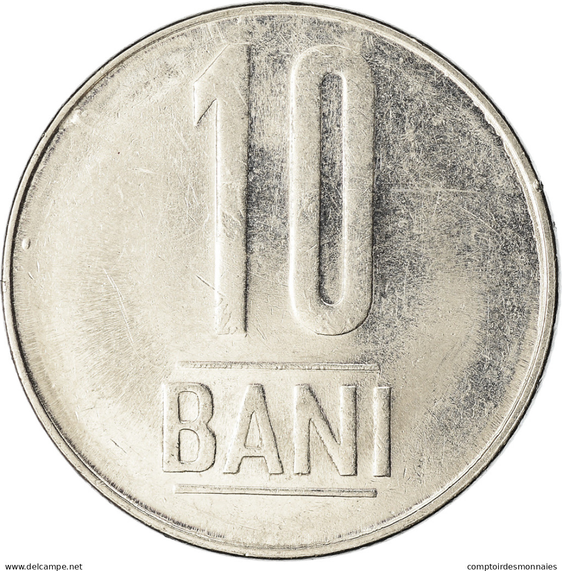 Monnaie, Roumanie, 10 Bani, 2008, Bucharest, SUP, Nickel Plated Steel, KM:191 - Romania