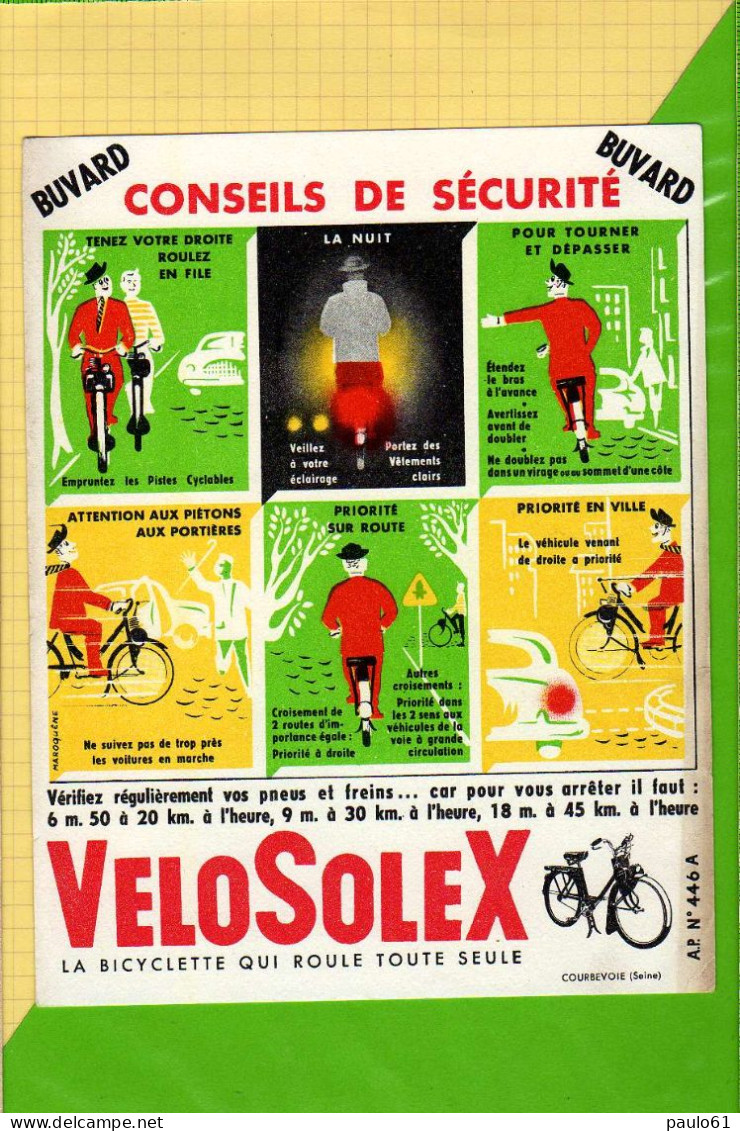 BUVARD &amp; Blotting Paper  : VELOSOLEX AP446 A - Moto & Vélo