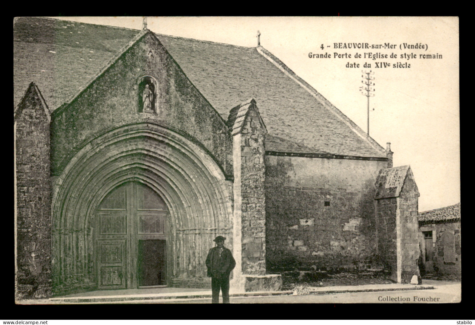 85 - BEAUVOIR-SUR-MER - L'EGLISE - Beauvoir Sur Mer