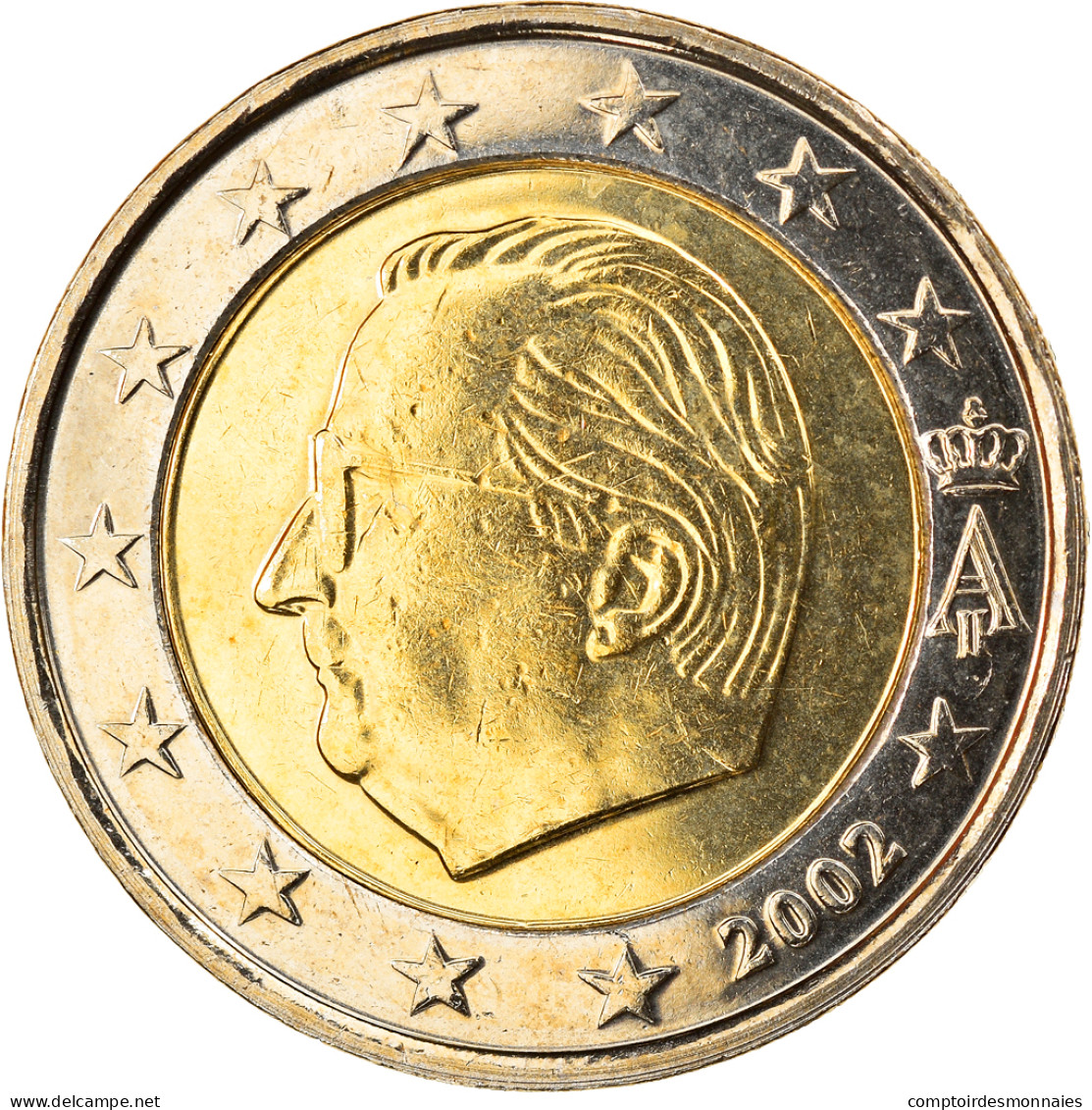 Belgique, 2 Euro, 2002, Bruxelles, FDC, Bi-Metallic, KM:231 - Belgium