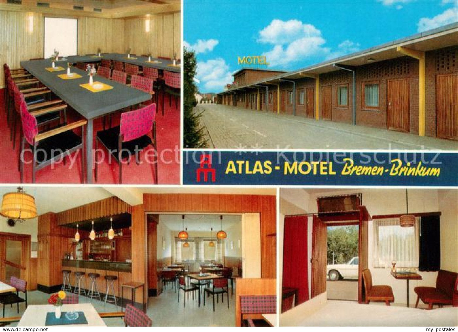 73614965 Brinkum Bremen Atlas Motel Gastraeume Bar Zimmer Brinkum Bremen - Stuhr