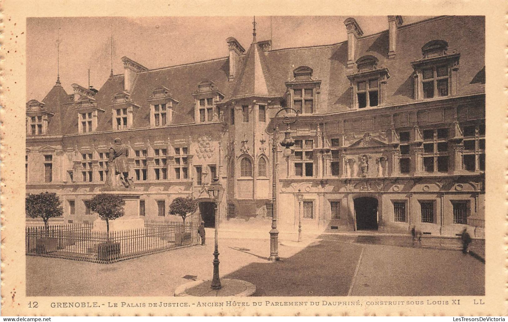 FRANCE - Grenoble - Le Palais De Justice - Ancien Hôtel Du Parlement Du Dauphiné - Carte Postale Ancienne - Grenoble