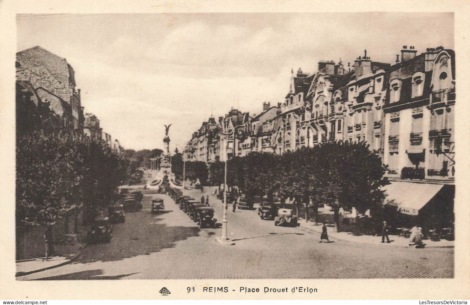 FRANCE - Reims  - Vue Sur La Place Drouet D'Erlon - Carte Postale Ancienne - Reims