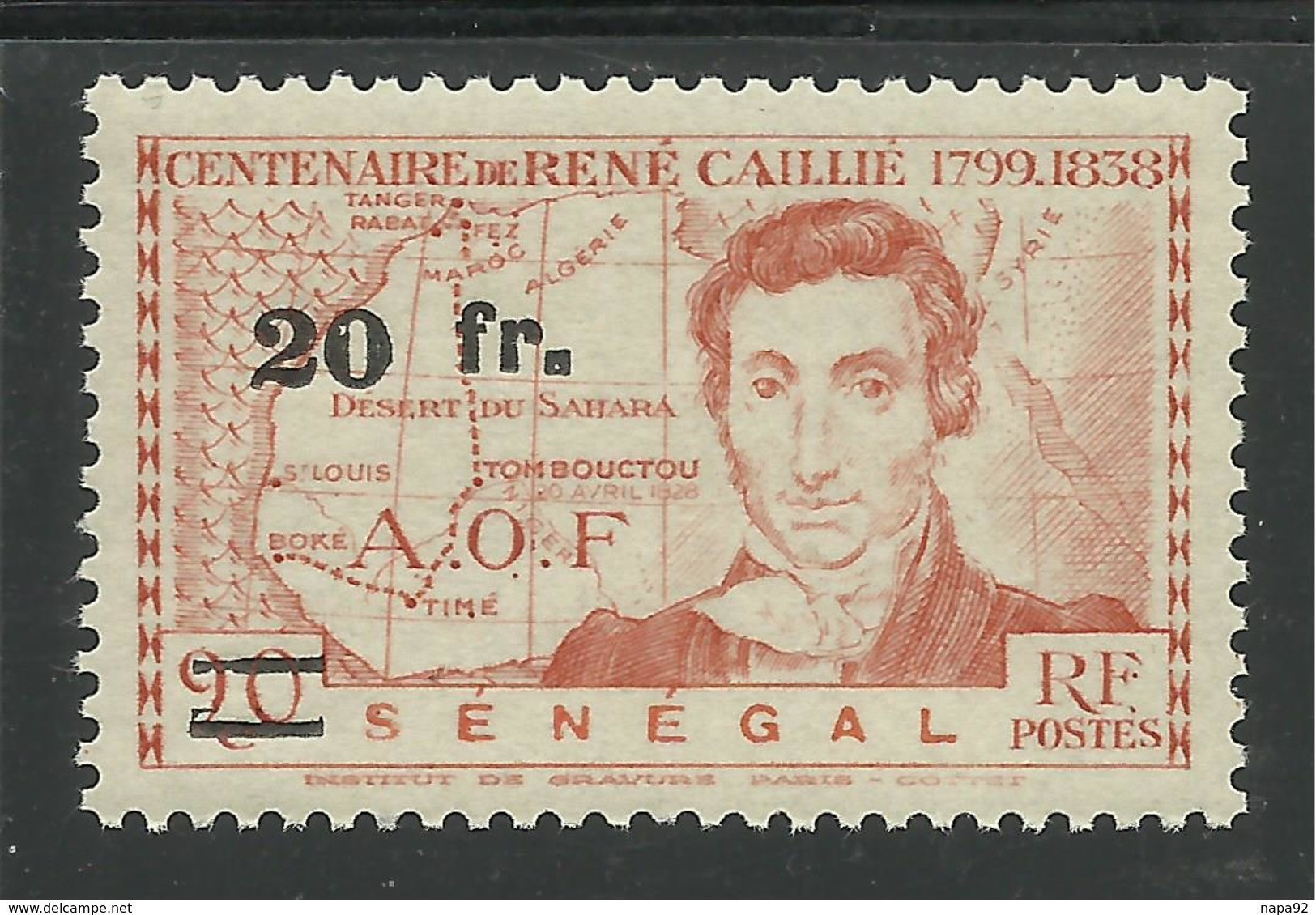 SENEGAL 1944 YT 196** SANS CHARNIERE NI TRACE - Neufs