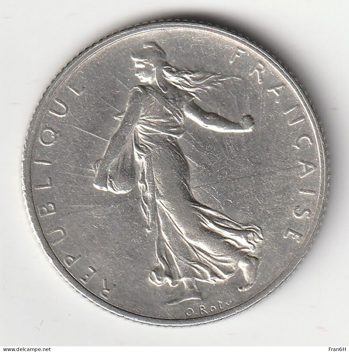 Semeuse 2 Franc Argent 1917 - Silver - - 2 Francs