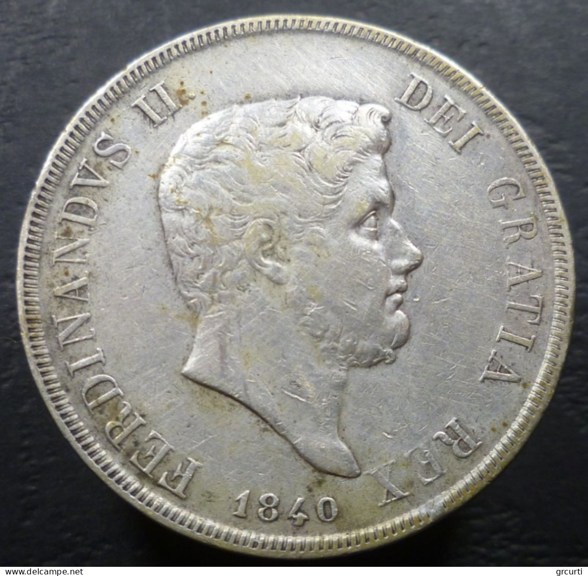 Italia, Regno Di Sicilia - Ferdinando II Di Borbone (1830-1859) Piastra Da 120 Grana - 1840 - Gig. 66bis (R3) - Sicilia