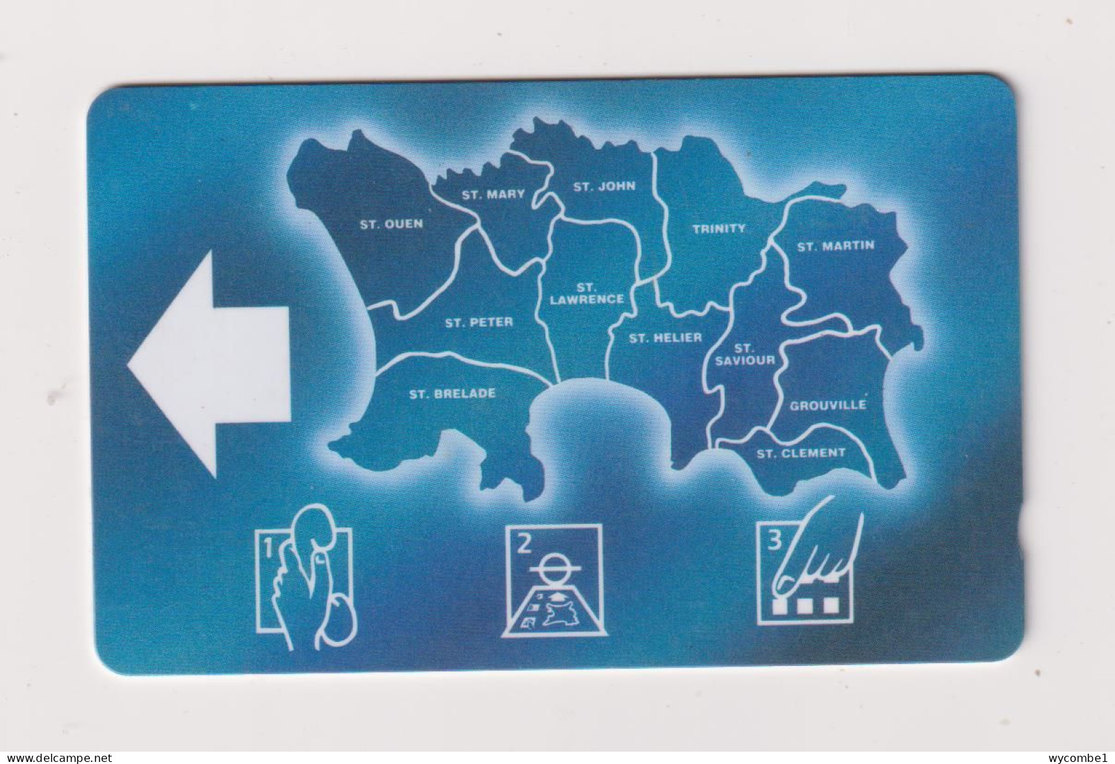 JERSEY -  Parish Map GPT Magnetic  Phonecard - Jersey Et Guernesey