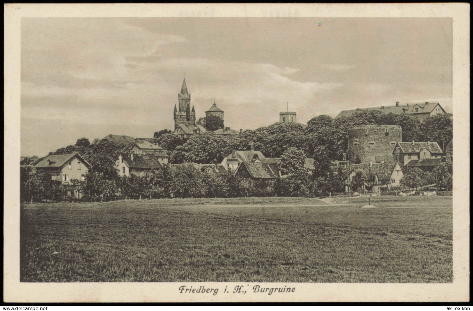 Ansichtskarte Friedberg (Hessen) Partie An Der Stadt 1912 - Friedberg