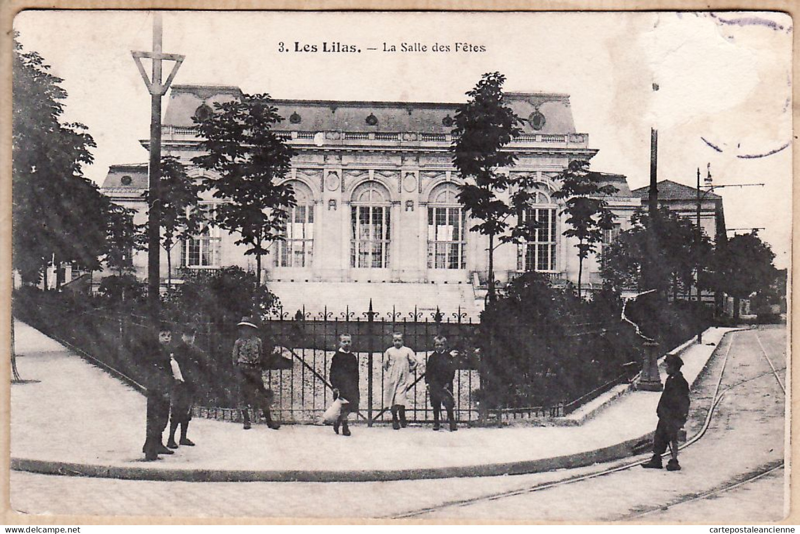 13053 / ⭐ ◉ LES LILAS 93-Seine-Saint-Denis La Salle Des Fêtes 1910s à CONAN Francine Cité Phasbourg Paris - Les Lilas