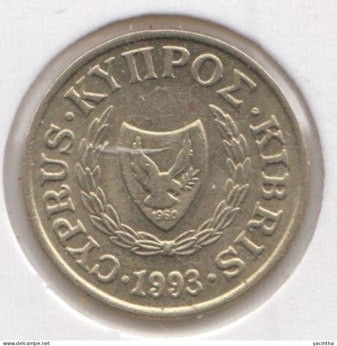 @Y@    Cyprus   1  Cent  1993  Unc     (3886) - Chypre