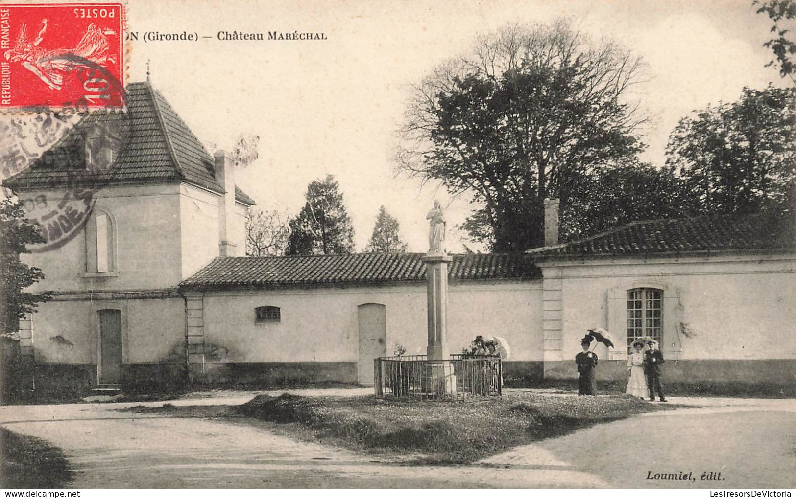 FRANCE -Bordeaux(Gironde) - Vue Générale Du Château Maréchal - Vue De L'extérieur - Carte Postale Ancienne - Bordeaux