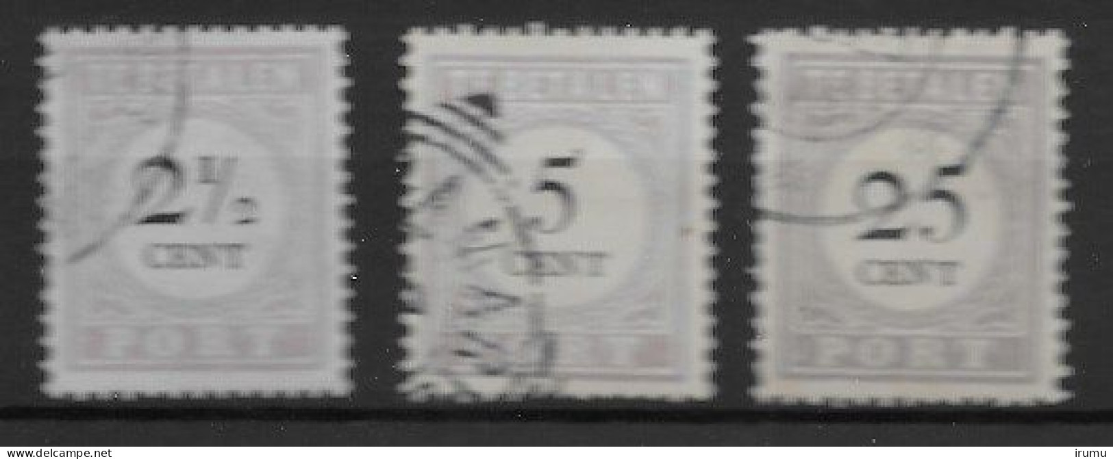 Suriname 1892-96, 3 Gebruiikte Waarden Type III, Kw 11.5 EUR (SN 2630) - Surinam ... - 1975