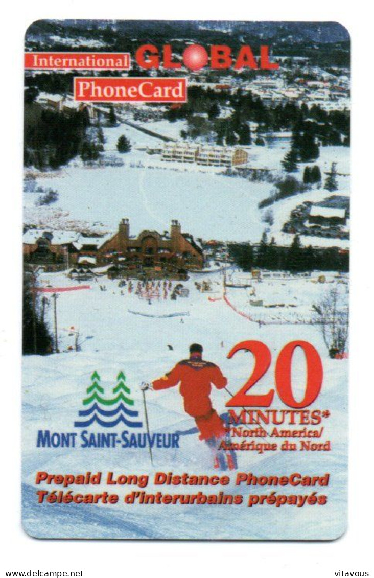 Mont St Sauveur GSM Carte Prépayée CANADA Card ( Salon 590) - Canada