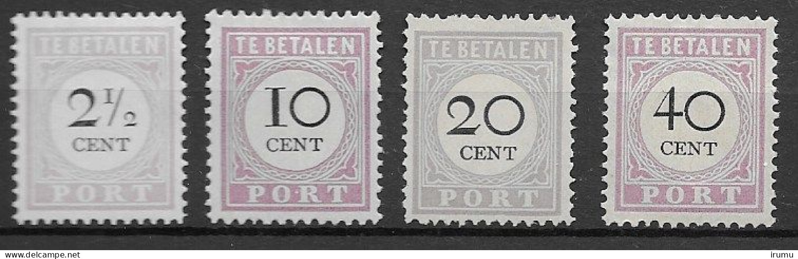 Suriname 1892-96, 4 Waarden Type I MNG, Kw 40 EUR (SN 2634) - Suriname ... - 1975