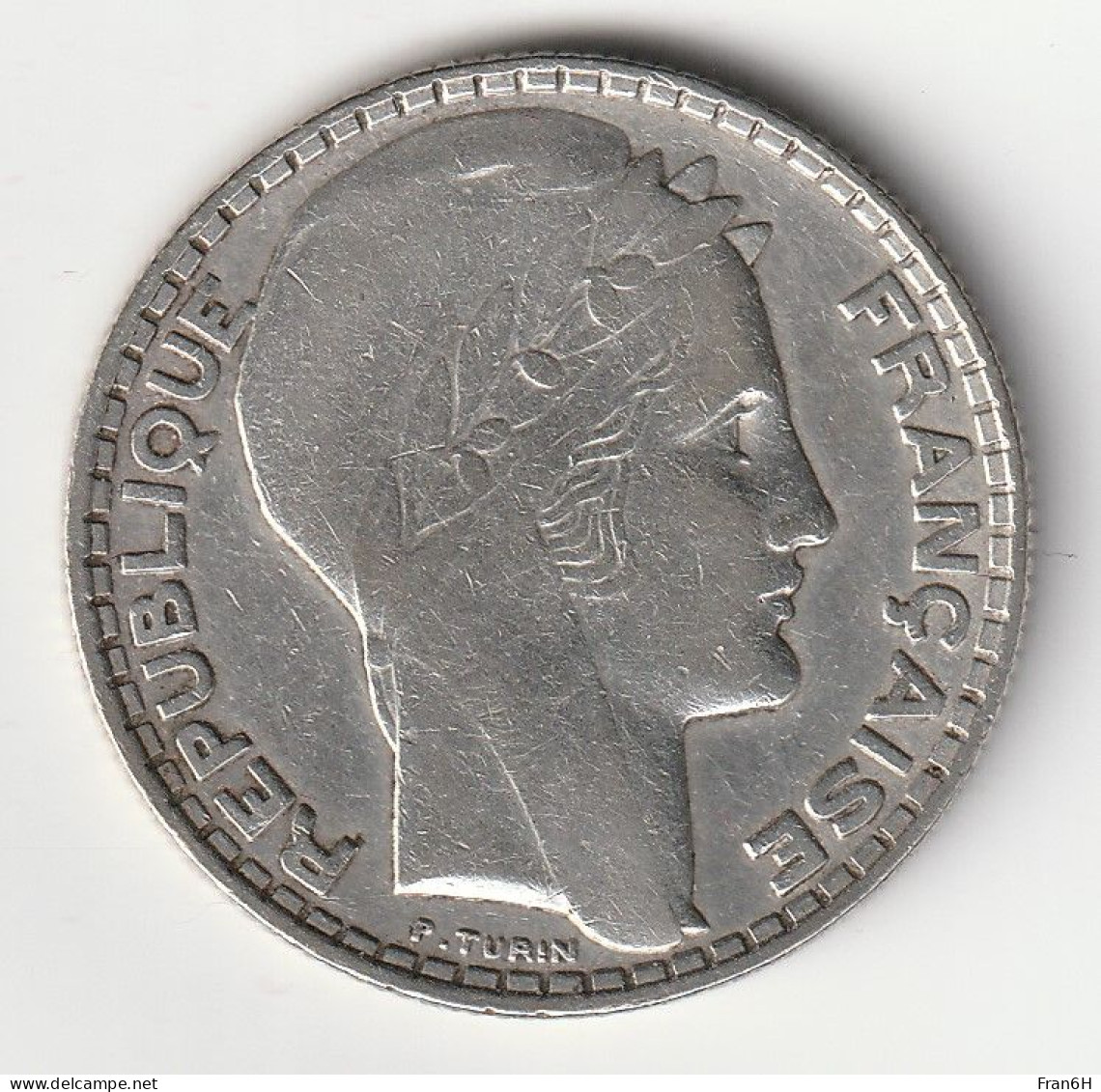 10 Francs Turin Argent 1929 - Silver - - 10 Francs