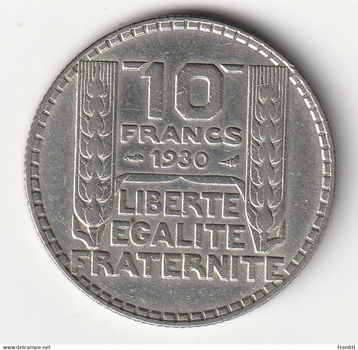 10 Francs Turin Argent 1930 - Silver - - 10 Francs