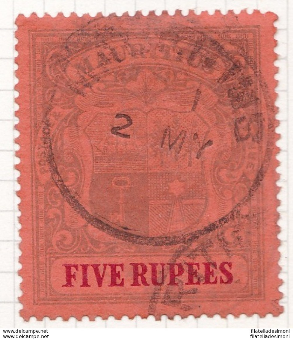 1902 MAURITIUS, SG N° 155 5 R. USED - Sonstige & Ohne Zuordnung