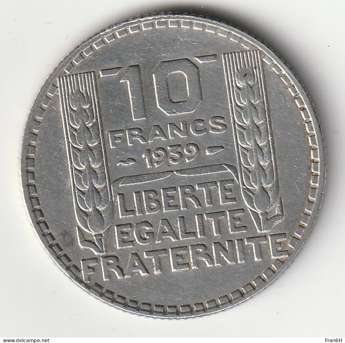 10 Francs Turin Argent 1939 - Silver - - 10 Francs