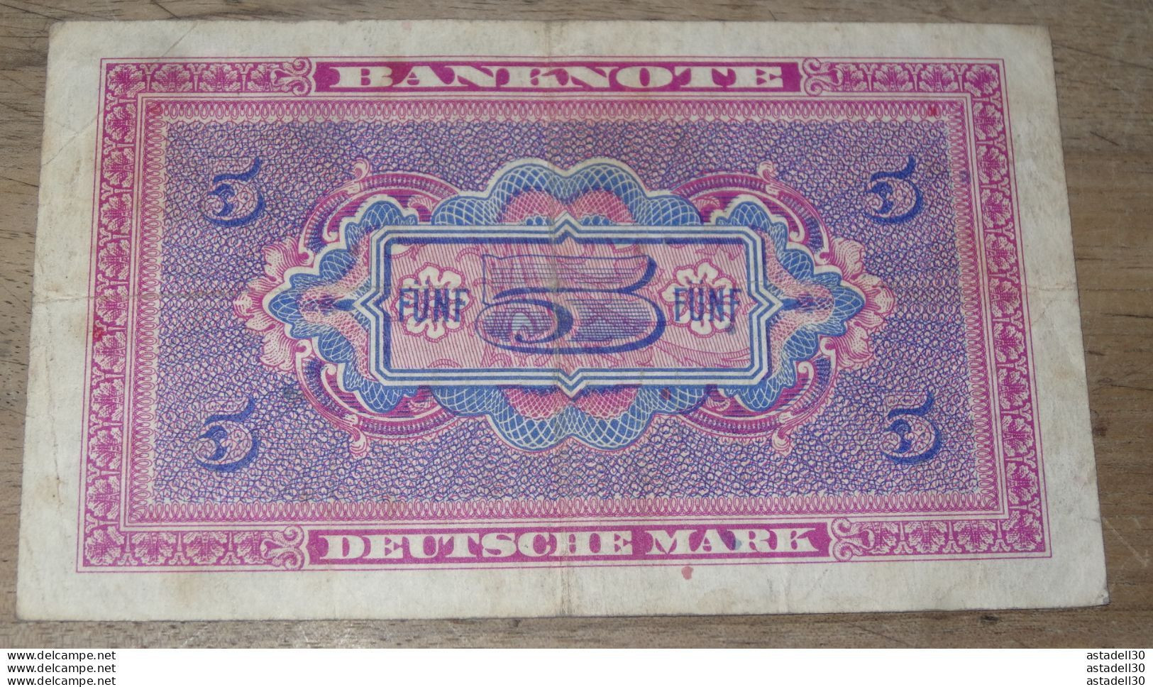 RARE ALLEMAGNE 5 Mark 1948  ............. CL-4-10 - 5 Mark