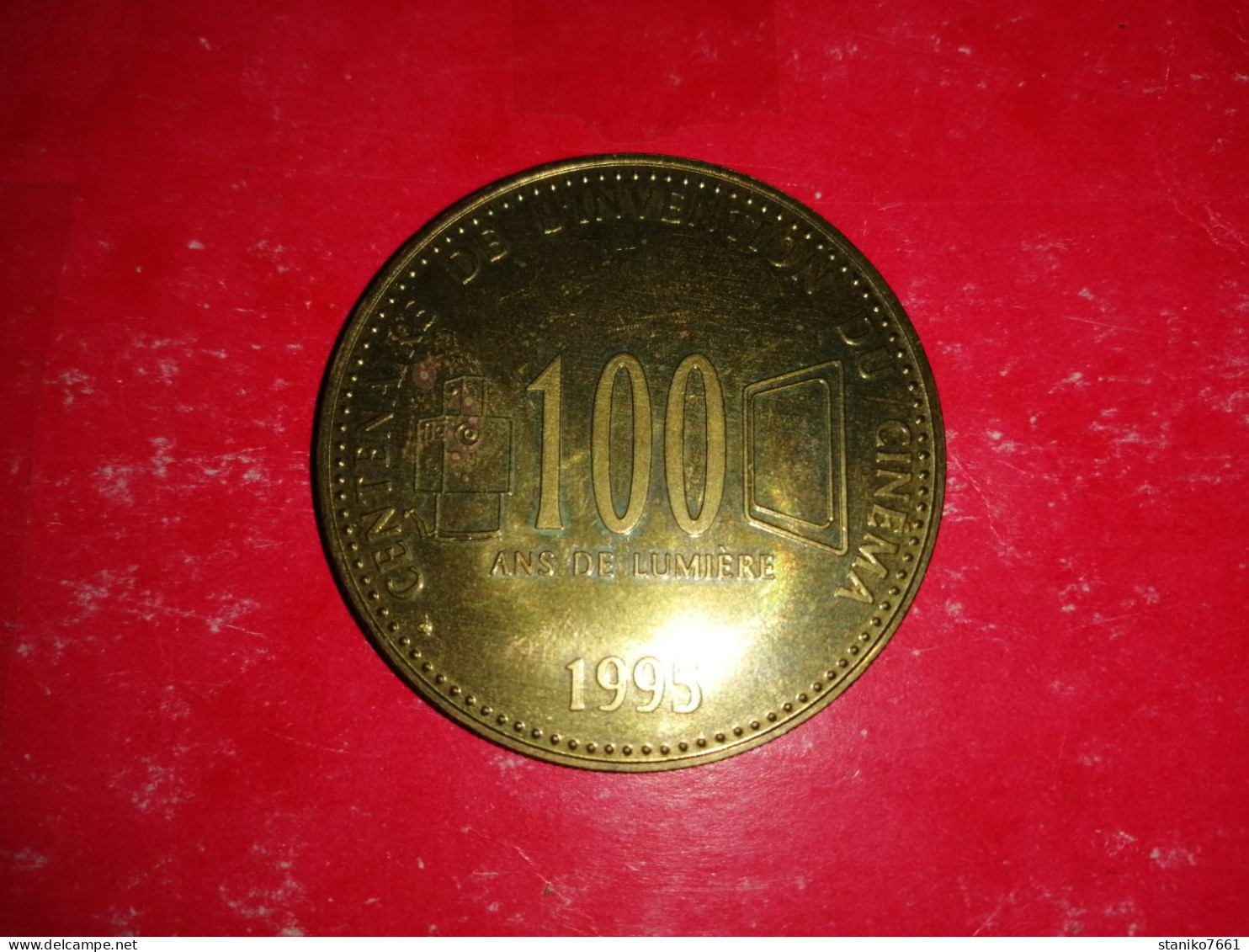 MEDAILLE Numismatique Monnaie Royale De Belgique Les Frères Lumière Inventeur Du Cinéma 1995 - Other & Unclassified