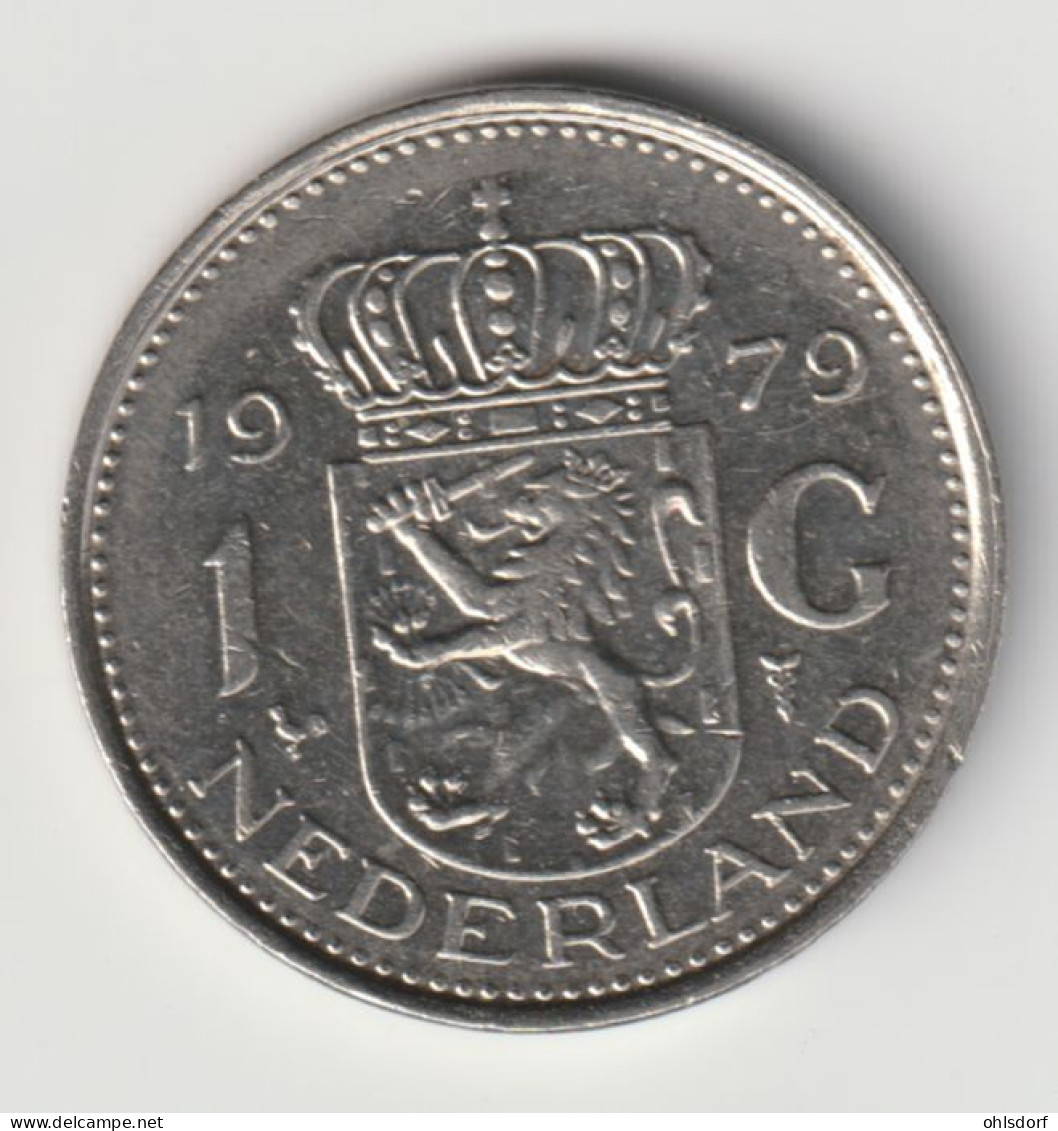 NEDERLAND 1979: 1 Gulden, KM 184a - 1948-1980: Juliana