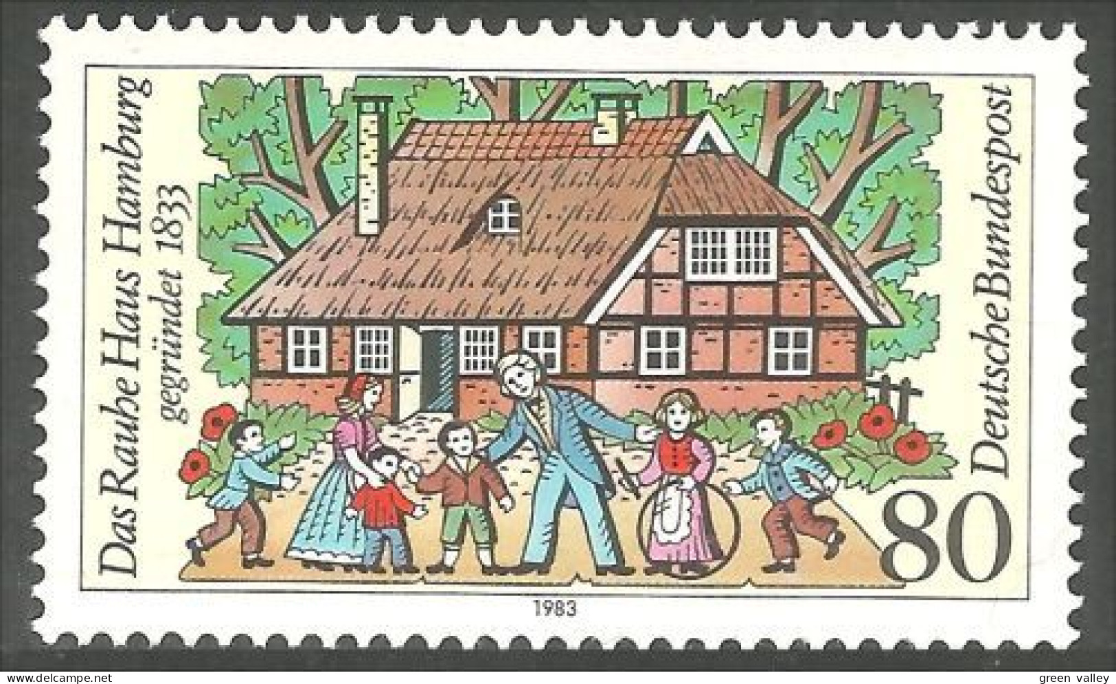 446 Germany Enfants Children Orphanage Orphelinat Rauhe MNH ** Neuf SC (GEF-82) - Sonstige & Ohne Zuordnung