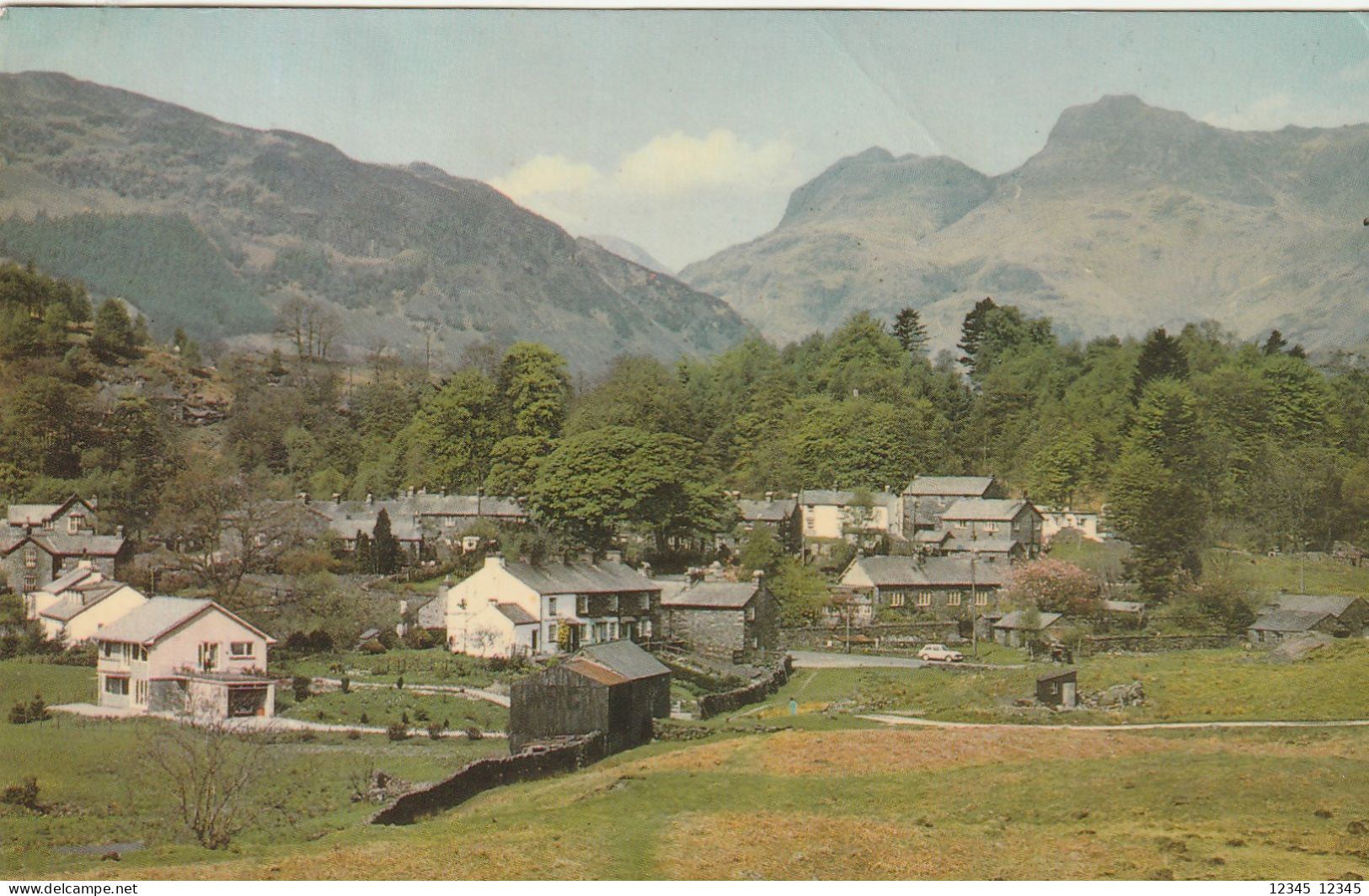 Elterwater And Langdale Pikes (see Top Left Corner) - Autres & Non Classés