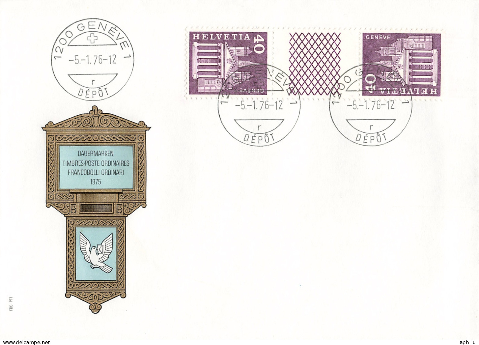 FDC (AD3208) - Tete Beche