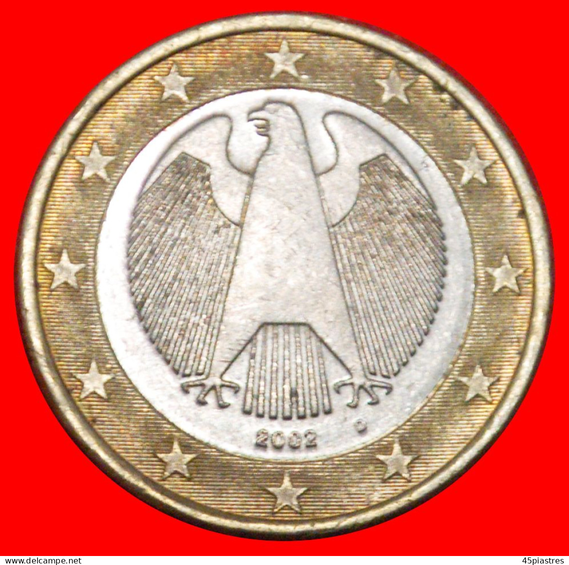 * PHALLIC TYPE 2002-2006: GERMANY  1 EURO 2002D DIE I! · LOW START ·  NO RESERVE! - Variétés Et Curiosités