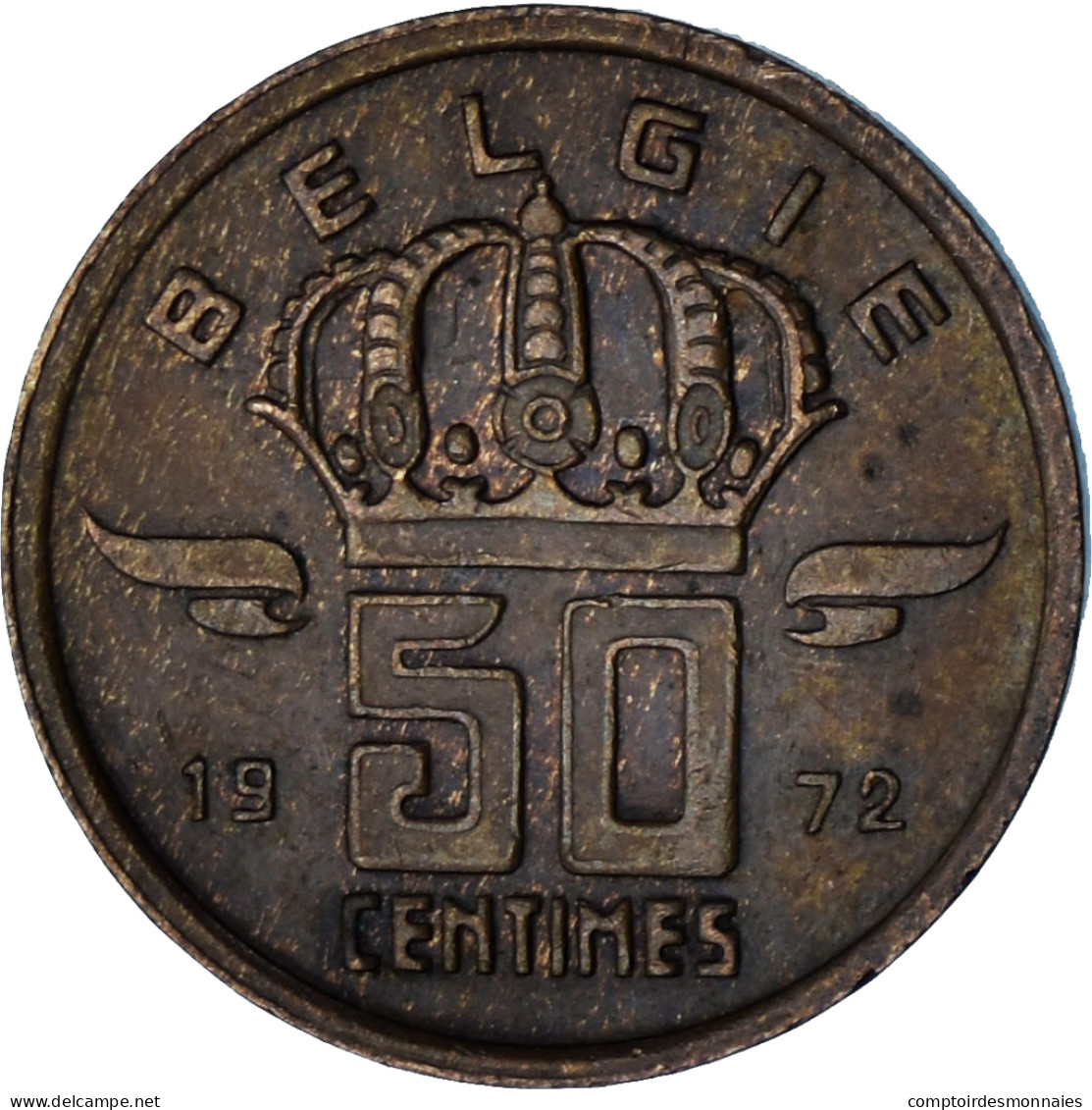 Belgique, 50 Centimes, 1972 - 50 Cent