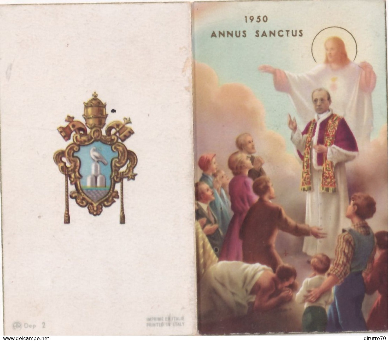 Calendarietto - Annus Sanctus - Pio XII - Anno 1950 - Kleinformat : 1941-60