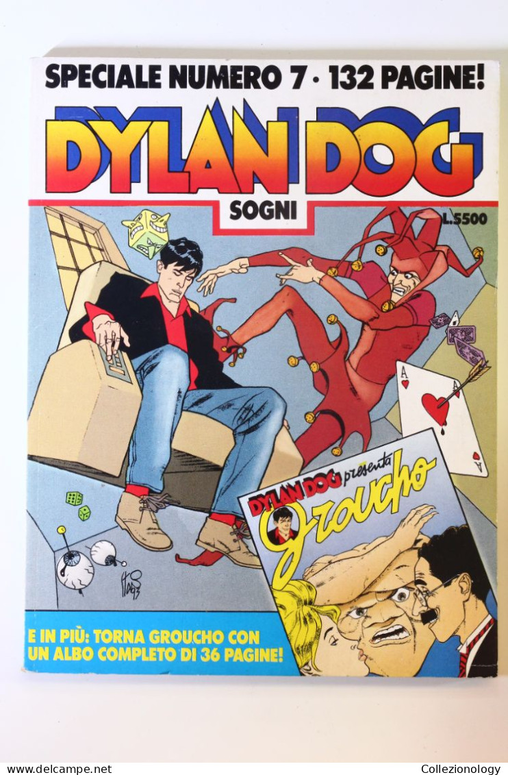 FUMETTO DYLAN DOG SPECIALE 132 PAGINE N.7 SOGNI ORIGINALE 1993 BONELLI EDITORE - Dylan Dog