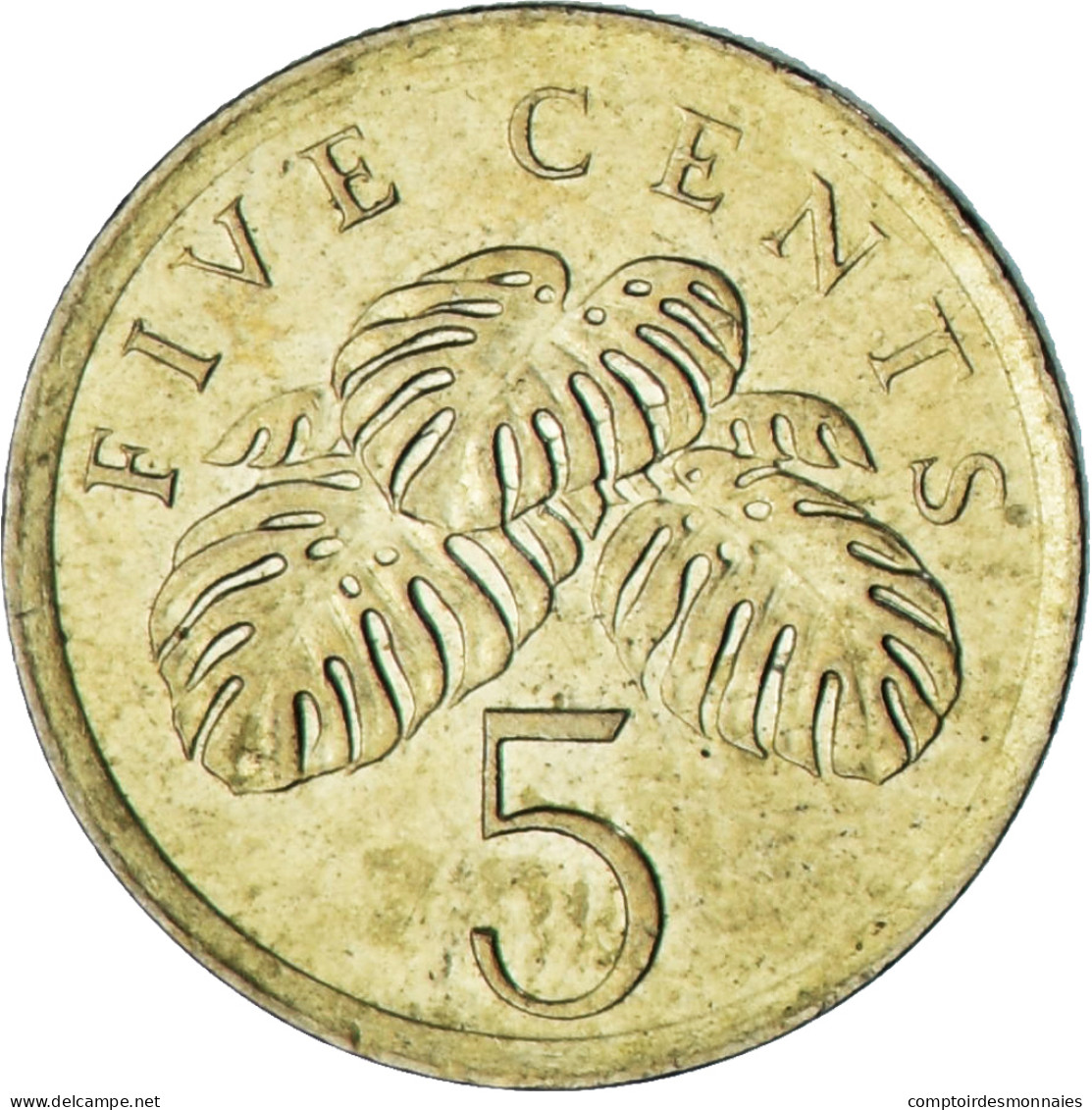 Singapour, 5 Cents, 1990 - Singapore