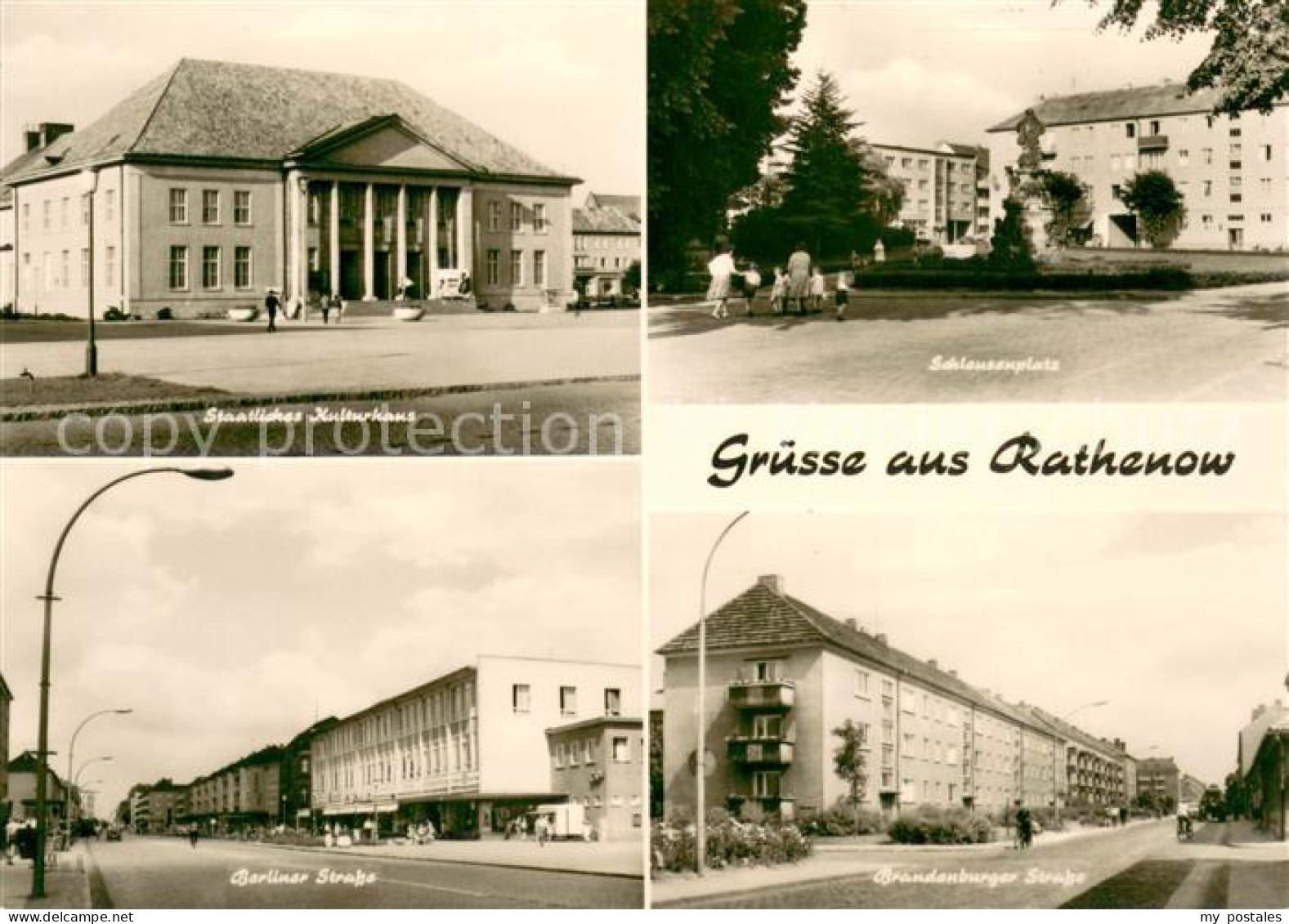 73669795 Rathenow Kulturhaus Schleusenplatz Berliner Strasse Brandenburger Stras - Rathenow