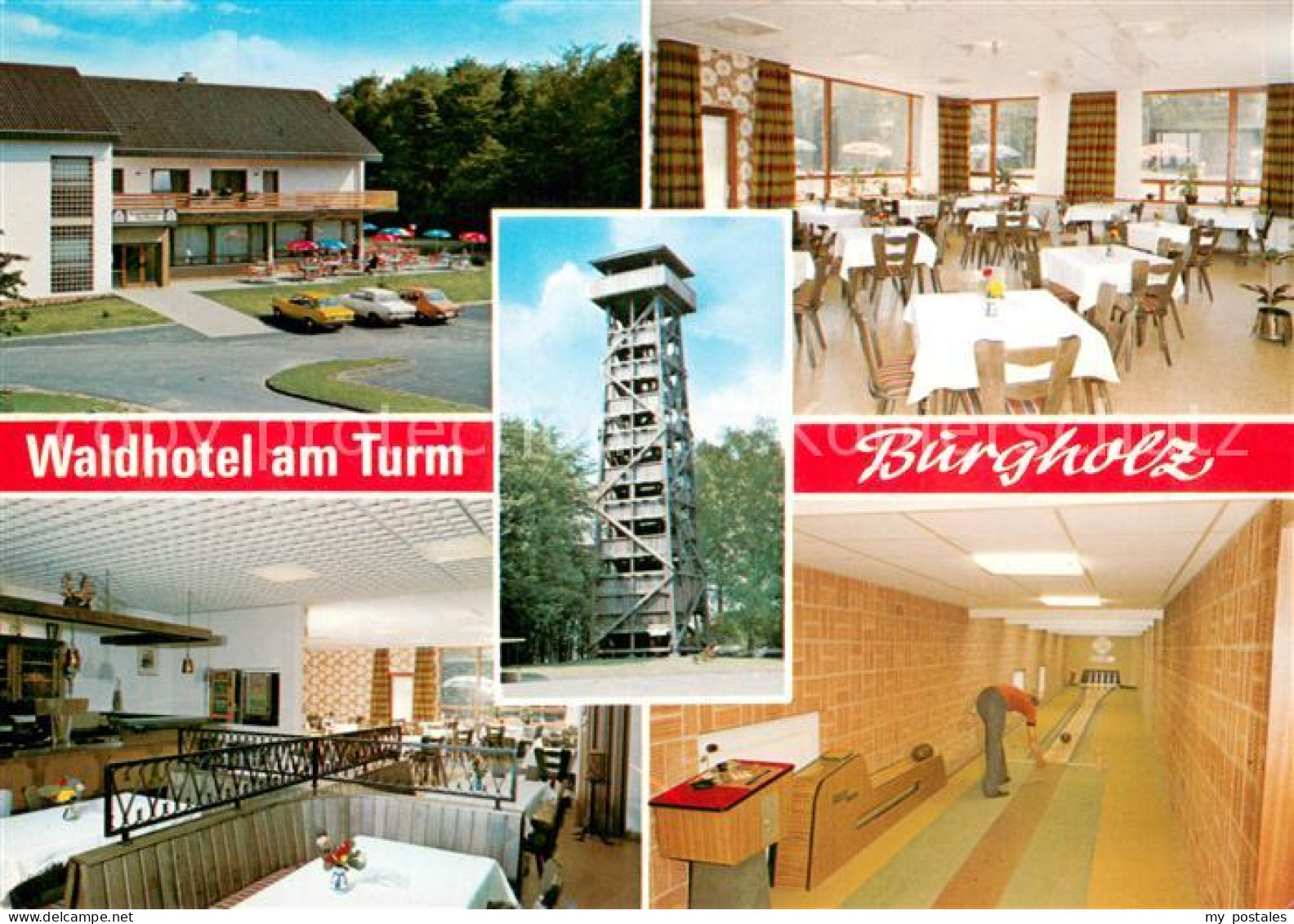 73648782 Burgholz Kirchhain Waldhotel Am Turm Gastraeume Scherenbahn Burgholz Ki - Kirchhain