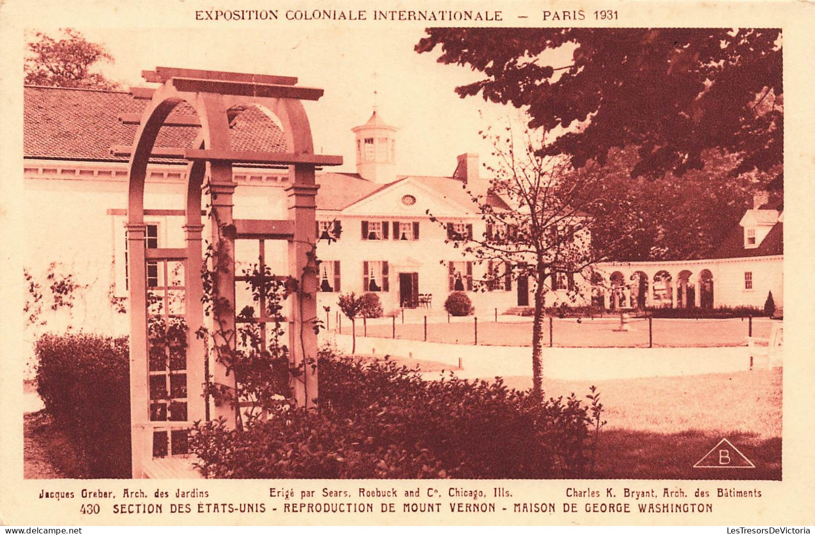 FRANCE - Paris - Exposition Coloniale Internationale - Section Des Etats-Unis .... - Carte Postale Ancienne - Exhibitions