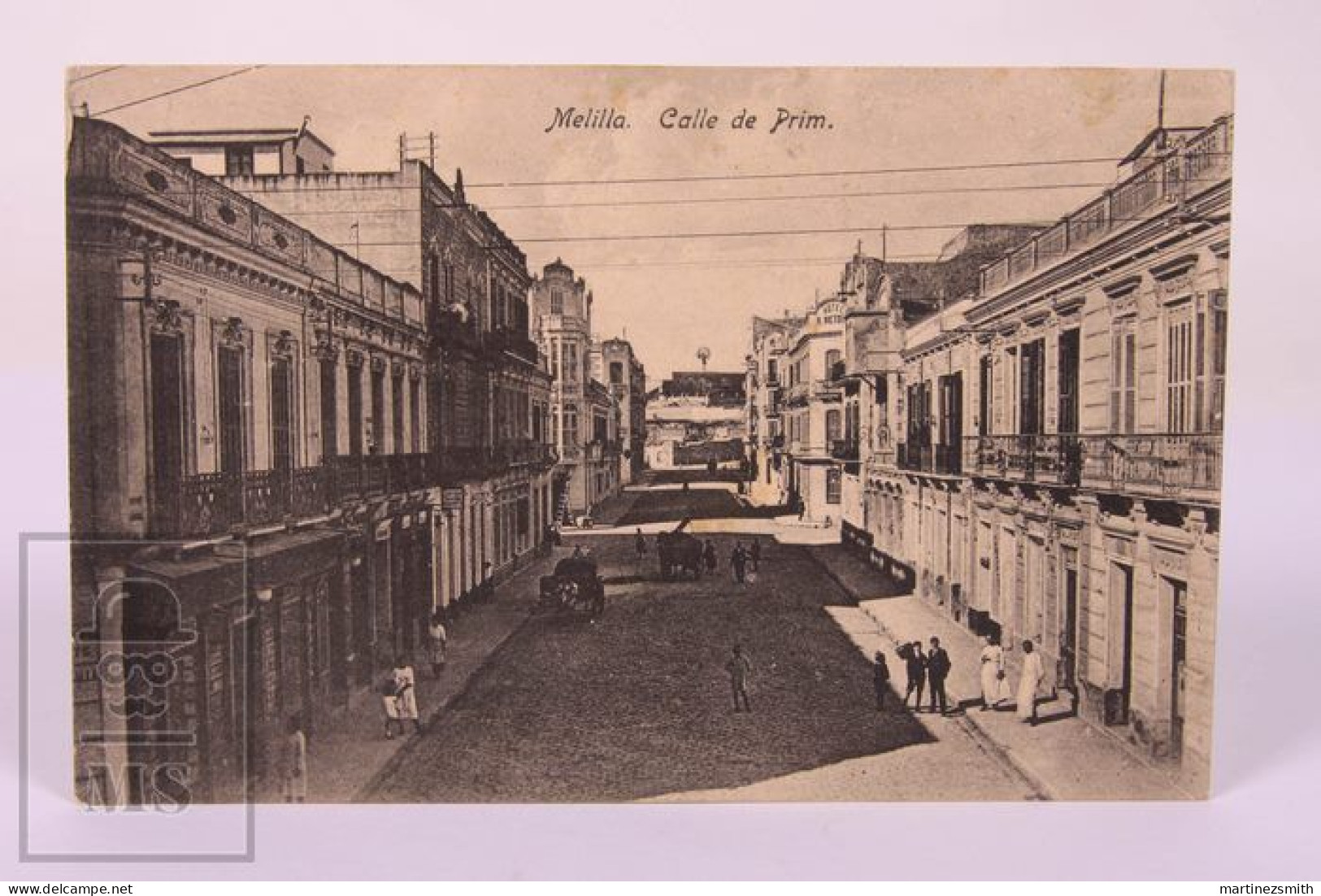 Early 1900's North Africa Melilla Prim Street - Boix - Uncirculated - 13,6 X 8,7 Cm - Melilla