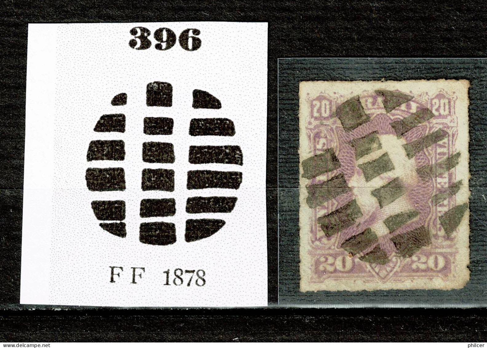 Brasil, 1877, # RHM 38, Used - Used Stamps