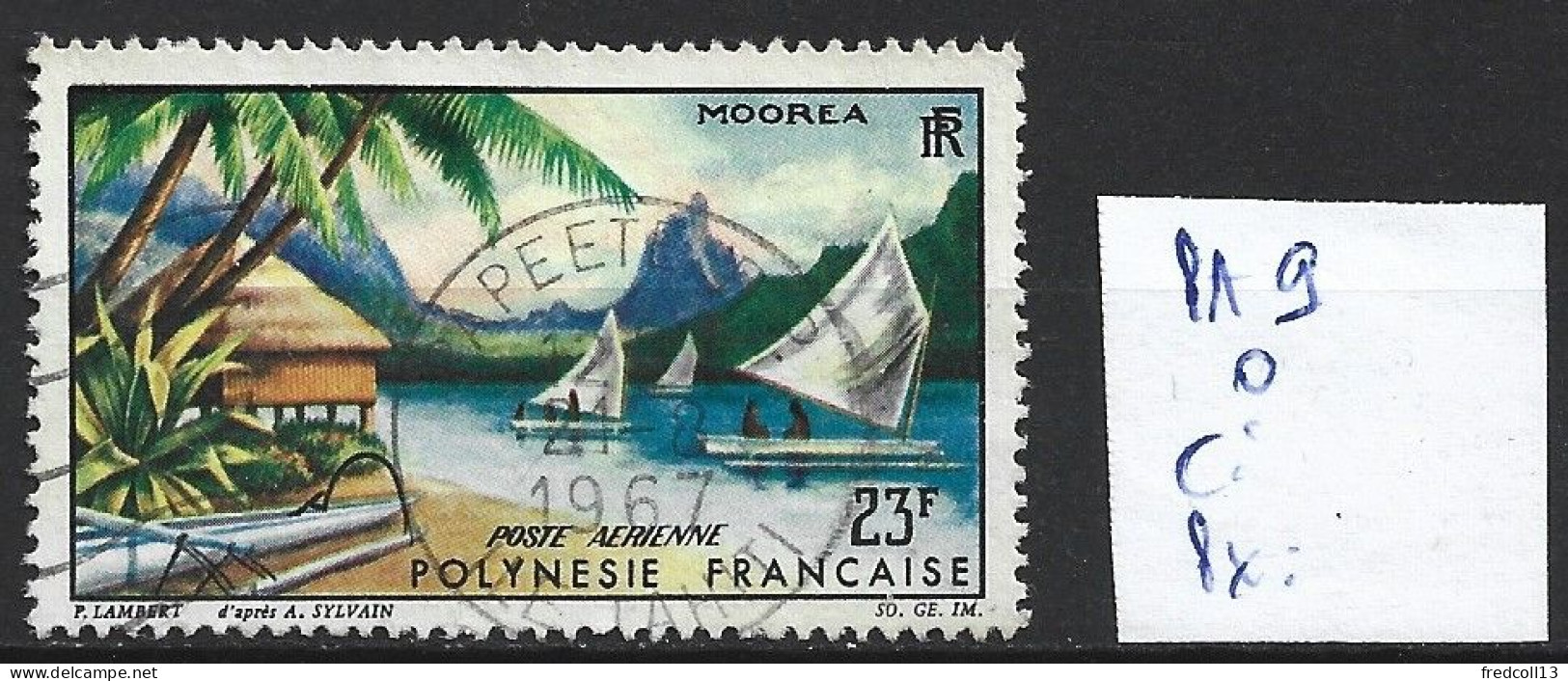 POLYNESIE FRANCAISE PA 9 Oblitéré Côte 4 € - Used Stamps