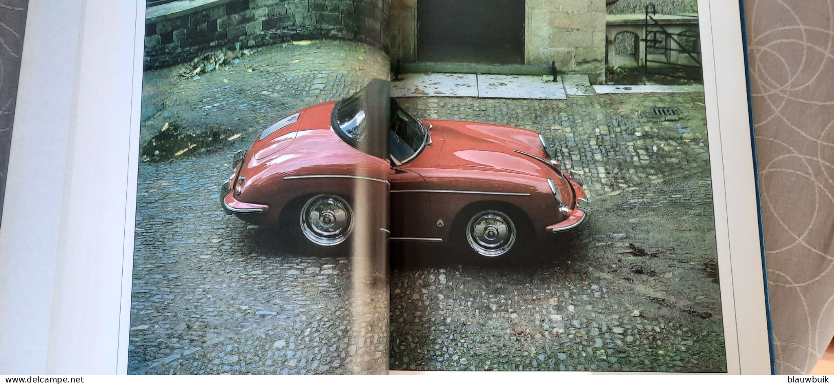 Goebel kristal Porsche 356 1962 + boek Porsche , een legende die voortduurt